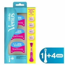 Gillette Venus Comfortglide Spa Breeze Kadın Tıraş Makinesi + 4 Yedek Başlık