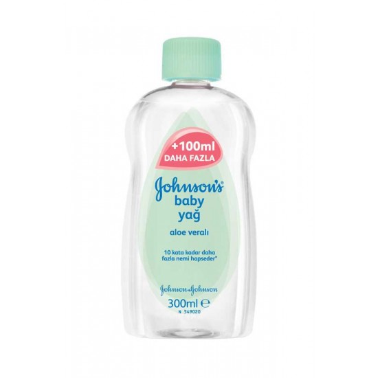 Johnsons Baby Oil Aloe Vera 300ml Johnsons Baby Oil Aloe Vera 300ml