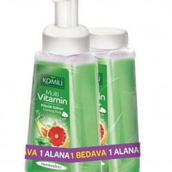 Komili Multi Vitamin Nemlendirici Köpük Sabun 250 ml +