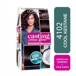 L'Oréal Paris Casting Crème Gloss Saç Boyası 4102 Cool Kestane