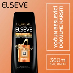 L'Oréal Paris Elseve Arginine Direç X3 Yoğun Besleyici Dökülme Karşiti Bakim Kremi 360 ml