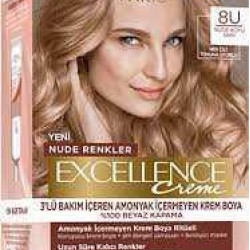 L’Oréal Paris Excellence Creme 8U Nude Koyu Sarı Saç Boyası 