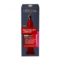 Loreal Paris Revitalift Lazer X3 Yaşlanma Karşıtı Göz Kremi 15 ml