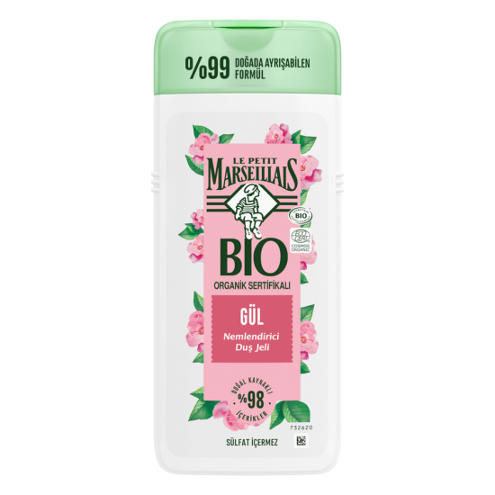Le Petit Marseillais Bio Organik Sertifikali Duş Jeli Gül 400 ml