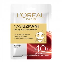 Loreal Age Expert 40+ Sıkılaştırıcı Kağıt Maske