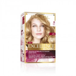 Loreal Excellence Creme 8 Koyu Sarı Saç Boyası