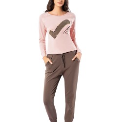 Mel Bee Pijama Takımı Vizon MBP23605-2