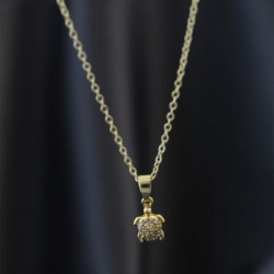 Minimal Caretta Gold Zirkon Taşlı Kadın Kolye