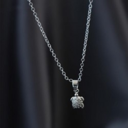 Minimal Caretta Silver Renk Zirkon Taşlı Kadın Kolye