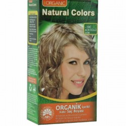 Organic Natural Colors 10C Açık Küllü Sarı Saç Boyası