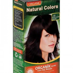 Organic Natural Colors 4D Koyu Altın Kahve Saç Boyası