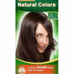 Organic Natural Colors 5D Açık Kestane Saç Boyası