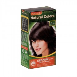 Organic Natural Colors 6C Koyu Küllü Kumral Saç Boyası