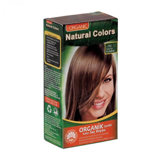 Natural Colors 7N Orta Kumral Organik Saç Boyası Natural Colors 7N Orta Kumral Organik Saç Boyası