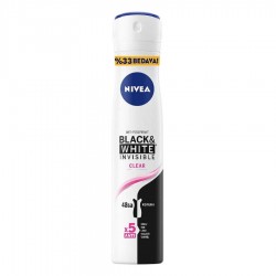 Nivea Black & White Invisible Clear 48H Kadın Deodorant 200 ml