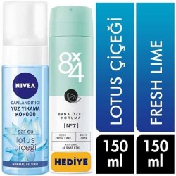 Nivea Canlandırıcı Yüz Yıkama Köpüğü + 8x4 Kadın Deodorant 150 ml