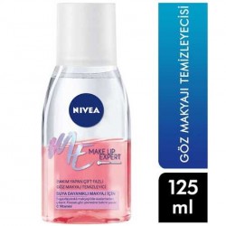 Nivea Face Make Up Expert Bakım Yapan Çift Fazlı Göz Makyaj Temizleyici 125 ml