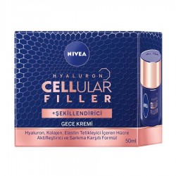 Nivea Hyaluran Cell Gece Kremi 50Ml