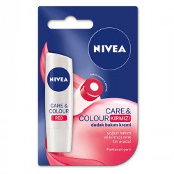 Nivea Care & Color Kırmızı Dudak Bakım Kremi