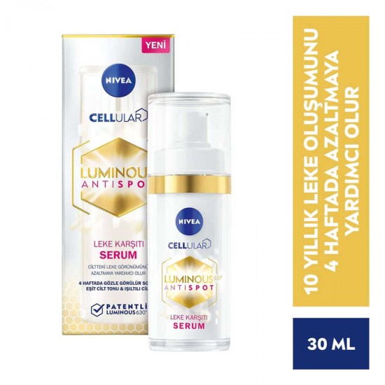 Nivea Luminous Leke Giderici Serum 30 ml Nivea Luminous Leke Giderici Serum 30 ml