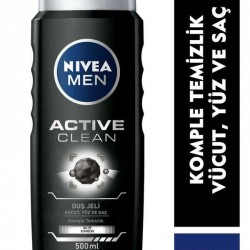 Nivea Men Active Clean Kömürlü Duş Jeli 500 ml