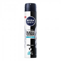 Nivea Men Black & White Invisible Fresh Erkek Deodorant Sprey 200 ml