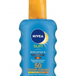 Nivea Sun Koruma & Bronzluk Arttırıcı 50 Faktör Güneş Spreyi 200 ml