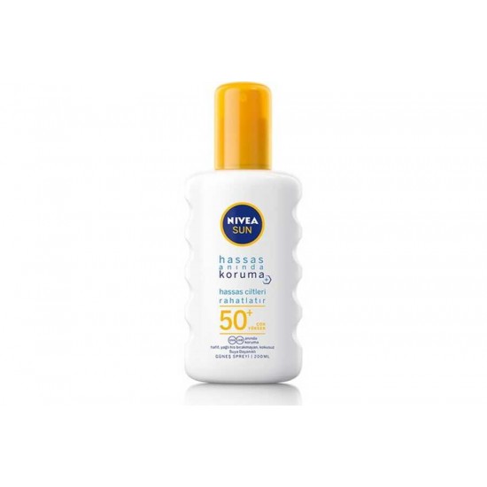 Nivea Sun Ultra Hassas Koruma Spf 50+ Spray 200 ml Nivea Sun Ultra Hassas Koruma Spf 50+ Spray 200 ml