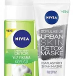 Nivea Urban Skin Detox Yüz Yıkama Köpüğü 150ml + Maske Set