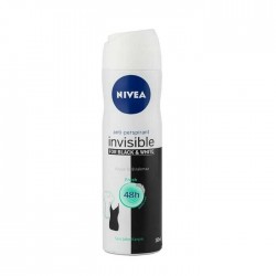 Nivea 150 ml Invisible Black And White Kadın Sprey Deodorant