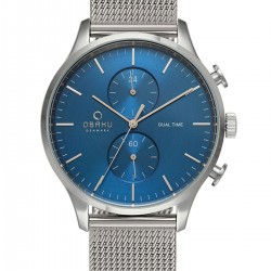 Obaku Denmark Gran Lacivert Kadran Erkek Kol Saati V196GUCLMC