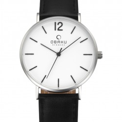 Obaku Denmark Mark Deri Kordon Erkek Kol Saati V197GXCWRB2