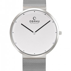 Obaku Denmark Papir  42 mm Erkek Kol Saati V230GXCWMC