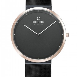 Obaku Denmark Papir 42 mm Erkek Kol Saati V230GXMBMB