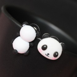 Panda Tasarımlı 2li Küpe