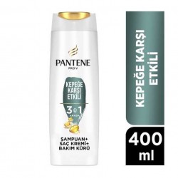 Pantene Şampuan 3 in 1 Kepeğe Karşı 400 ml