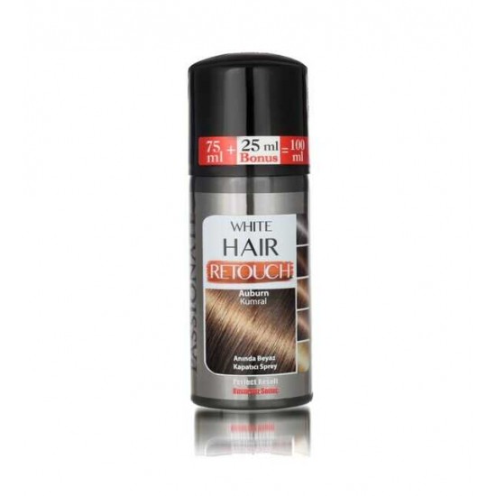 Passionate Beyaz Kapatıcı Sprey Kumral 100 ml Passionate Beyaz Kapatıcı Sprey Kumral 100 ml