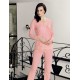Şahinler Dantelli Kadın Pijama Takımı Pembe MBP23718-1