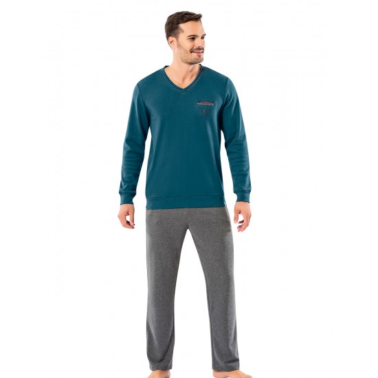 Şahinler Erkek Pijama Takımı MEP25052-3 DENIM Şahinler Erkek Pijama Takımı MEP25052-3 DENIM