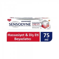 Sensodyne Beyazlatıcı Hassasiyet ve Diş Eti Macunu 75 ml