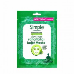 Simple Kağıt Maske Stres Rahatlatıcı 1*21 Ml