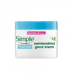 Simple Water Boost Gece Kremi 50 Ml