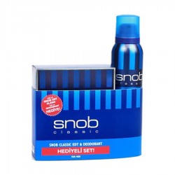 Snob Classic EDT 100 ml + Deo Sprey 150 ml Erkek Parfüm Seti