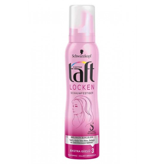 Taft Curl&Flex Ekstra Güçlü Saç Köpüğü 150 ml