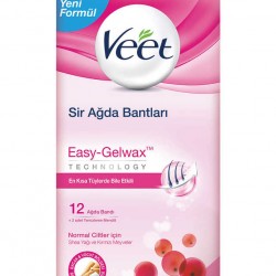 Veet Soğuk Ağda Bandı Normal Cilt 12Li