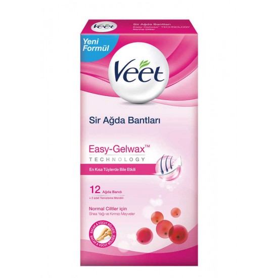 Veet Soğuk Ağda Bandı Normal Cilt 12Li Veet Soğuk Ağda Bandı Normal Cilt 12Li