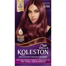 Wella Koleston Kit Saç Boyası Şarap Kızılı 5/66