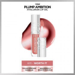 Loreal Paris Plump Ambition Hyaluron Nemlendirici Dudak Parlatıcısı - 601 Worth It