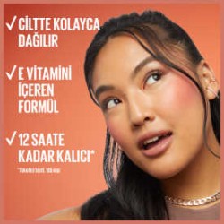 Maybelline New York Sunkisser Hazy Matte Likit Allık - 34 Peachy Quench