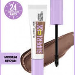 Maybelline Super Lock Brow Glue Kaş Sabitleyici Maskara - Medium Brown